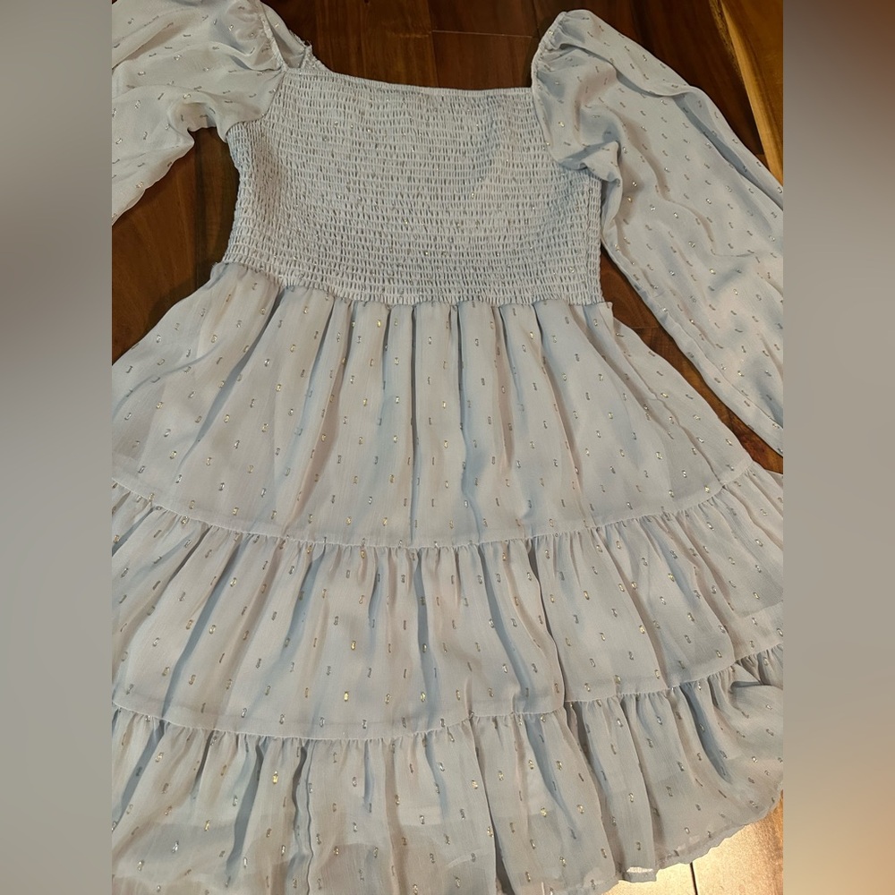 Altar’d State Babydoll Smocked Milkmaid Dress - Picture 11 of 14